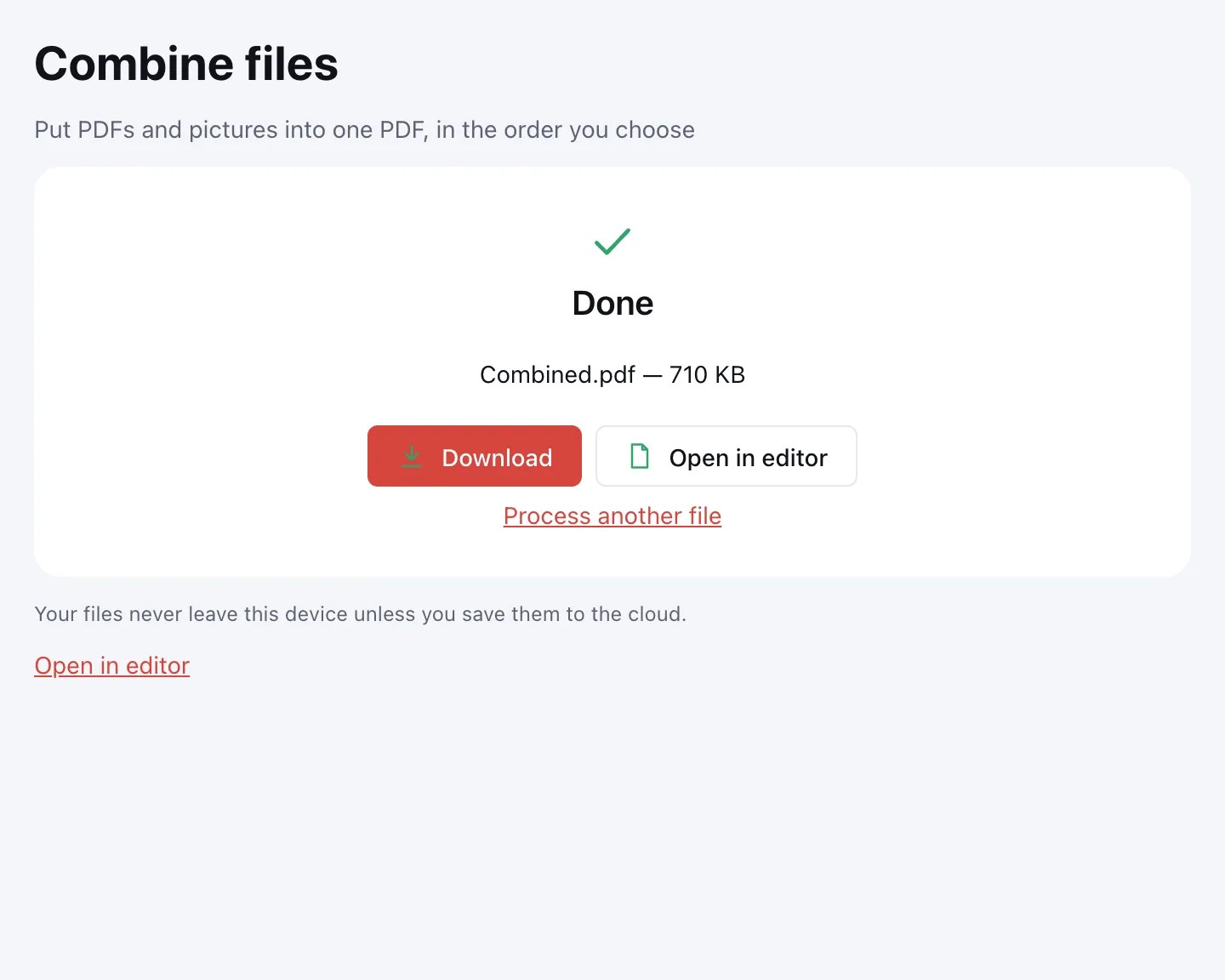 Combined PDF ready to download
